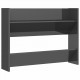 Wall Shoe Cabinet High Gloss Grey 80x18x60 cm Chipboard Wall Shoe Cabinet High Gloss Grey 80x18x60 cm Chipboard