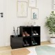 Hall Shoe Cabinet High Gloss Grey 105x35.5x70 cm Chipboard Hall Shoe Cabinet High Gloss Grey 105x35.5x70 cm Chipboard