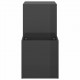 Hall Shoe Cabinet High Gloss Grey 105x35.5x70 cm Chipboard Hall Shoe Cabinet High Gloss Grey 105x35.5x70 cm Chipboard