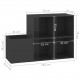 Hall Shoe Cabinet High Gloss Grey 105x35.5x70 cm Chipboard Hall Shoe Cabinet High Gloss Grey 105x35.5x70 cm Chipboard