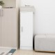 Shoe Cabinet High Gloss White 32x35x92 cm Chipboard Shoe Cabinet High Gloss White 32x35x92 cm Chipboard