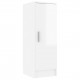 Shoe Cabinet High Gloss White 32x35x92 cm Chipboard Shoe Cabinet High Gloss White 32x35x92 cm Chipboard