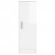 Shoe Cabinet High Gloss White 32x35x92 cm Chipboard Shoe Cabinet High Gloss White 32x35x92 cm Chipboard