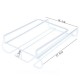 Wine Glass Holder Iron 2 Rows Stemware Rack Under Cabinet Hanger Storage Shelf Fit for The Cabinet 2.8“ or Less Wine Glass Holder Iron 2 Rows Stemware Rack Under Cabinet Hanger Storage Shelf Fit for The Cabinet 2.8“ or Less