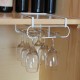 Wine Glass Holder Iron 2 Rows Stemware Rack Under Cabinet Hanger Storage Shelf Fit for The Cabinet 2.8“ or Less Wine Glass Holder Iron 2 Rows Stemware Rack Under Cabinet Hanger Storage Shelf Fit for The Cabinet 2.8“ or Less