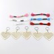 5Pcs Wooden Heart with Colour Embroidery Threads DIY Craft Kit Home Decor Cross-stitch Keyring 5Pcs Wooden Heart with Colour Embroidery Threads DIY Craft Kit Home Decor Cross-stitch Keyring