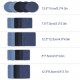 Premium Quality Denim Iron on Jean Patches No-Sew Shades of Blue Black 25 Pieces Assorted Cotton Jeans Repair Kit Premium Quality Denim Iron on Jean Patches No-Sew Shades of Blue Black 25 Pieces Assorted Cotton Jeans Repair Kit