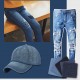 Premium Quality Denim Iron on Jean Patches No-Sew Shades of Blue Black 25 Pieces Assorted Cotton Jeans Repair Kit Premium Quality Denim Iron on Jean Patches No-Sew Shades of Blue Black 25 Pieces Assorted Cotton Jeans Repair Kit