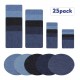 Premium Quality Denim Iron on Jean Patches No-Sew Shades of Blue Black 25 Pieces Assorted Cotton Jeans Repair Kit Premium Quality Denim Iron on Jean Patches No-Sew Shades of Blue Black 25 Pieces Assorted Cotton Jeans Repair Kit