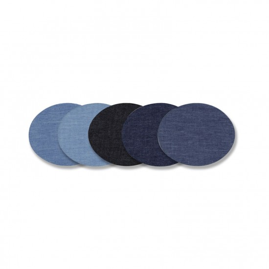 Premium Quality Denim Iron on Jean Patches No-Sew Shades of Blue Black 25 Pieces Assorted Cotton Jeans Repair Kit Premium Quality Denim Iron on Jean Patches No-Sew Shades of Blue Black 25 Pieces Assorted Cotton Jeans Repair Kit