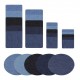 Premium Quality Denim Iron on Jean Patches No-Sew Shades of Blue Black 25 Pieces Assorted Cotton Jeans Repair Kit Premium Quality Denim Iron on Jean Patches No-Sew Shades of Blue Black 25 Pieces Assorted Cotton Jeans Repair Kit
