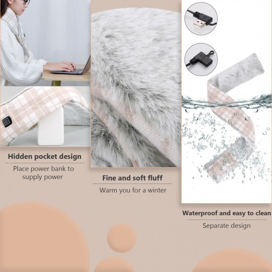 Heated Scarf for Women USB Electric Heating Scarf Heated Neck Wrap Neck Warmer for Men Heated Scarf for Women USB Electric Heating Scarf Heated Neck Wrap Neck Warmer for Men
