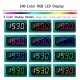 Smart Large Digital Wall Clock APP Control Time/ Date/ Temperature 100 Colors Display Record & Sound Activate & Countdown Function Stepless Brightness & Volume Alarm with Snooze Smart Large Digital Wall Clock APP Control Time/ Date/ Temperature 100 Colors Display Record & Sound Activate & Countdown Function Stepless Brightness & Volume Alarm with Snooze