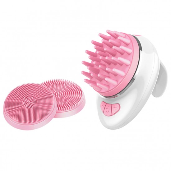 Hair Scalp Massager Shampoo Brush, Soft Silicone Scalp Care Brush Wet and Dry Hair Scalp Brush Acoustic Wave Massage Hair Washer with Three Replaceable Brush Heads for Men, Women, Kids and Pets Hair Scalp Massager Shampoo Brush, Soft Silicone Scalp Care Brush Wet and Dry Hair Scalp Brush Acoustic Wave Massage Hair Washer with Three Replaceable Brush Heads for Men, Women, Kids and Pets