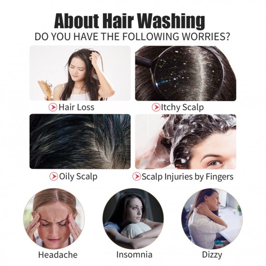 Hair Scalp Massager Shampoo Brush, Soft Silicone Scalp Care Brush Wet and Dry Hair Scalp Brush Acoustic Wave Massage Hair Washer with Three Replaceable Brush Heads for Men, Women, Kids and Pets Hair Scalp Massager Shampoo Brush, Soft Silicone Scalp Care Brush Wet and Dry Hair Scalp Brush Acoustic Wave Massage Hair Washer with Three Replaceable Brush Heads for Men, Women, Kids and Pets