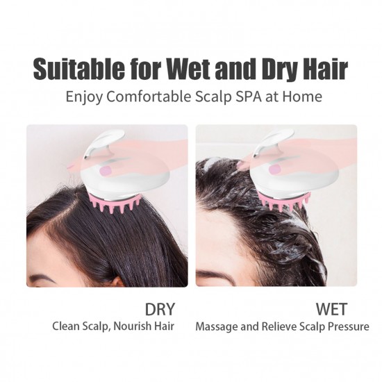 Hair Scalp Massager Shampoo Brush, Soft Silicone Scalp Care Brush Wet and Dry Hair Scalp Brush Acoustic Wave Massage Hair Washer with Three Replaceable Brush Heads for Men, Women, Kids and Pets Hair Scalp Massager Shampoo Brush, Soft Silicone Scalp Care Brush Wet and Dry Hair Scalp Brush Acoustic Wave Massage Hair Washer with Three Replaceable Brush Heads for Men, Women, Kids and Pets
