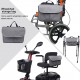 Wheelchair Bag Walker Organizer Pouch Easy Carry Handle and Cover Waterproof Walker Bags Large Capacity Storage Bag for Wheelchair Rollator Scooters Wheelchair Bag Walker Organizer Pouch Easy Carry Handle and Cover Waterproof Walker Bags Large Capacity Storage Bag for Wheelchair Rollator Scooters