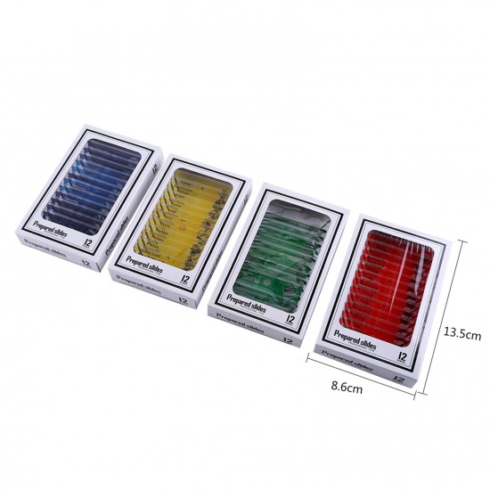 Microscope Sample Prepared Slides 48pcs Sample Specimens Prepared Microscope Slides of Animals Insects Plants Flowers for Biological Science Education Microscope Sample Prepared Slides 48pcs Sample Specimens Prepared Microscope Slides of Animals Insects Plants Flowers for Biological Science Education