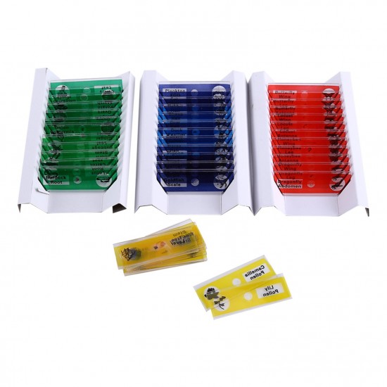 Microscope Sample Prepared Slides 48pcs Sample Specimens Prepared Microscope Slides of Animals Insects Plants Flowers for Biological Science Education Microscope Sample Prepared Slides 48pcs Sample Specimens Prepared Microscope Slides of Animals Insects Plants Flowers for Biological Science Education