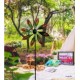 Outdoor Garden Rotary Iron Art Windmill Decorative Crafts Rainbow Color Windmill plugin Outdoor Garden Rotary Iron Art Windmill Decorative Crafts Rainbow Color Windmill plugin