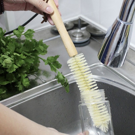 1PC Bottle Brush Cleaner Long Wood Handle Water Bottle Cleaning Brush No Dead-Areas for Cups Vacuum Bottles Kettles Vases Sports Bottles Flask|Assorted Size Optional 1PC Bottle Brush Cleaner Long Wood Handle Water Bottle Cleaning Brush No Dead-Areas for Cups Vacuum Bottles Kettles Vases Sports Bottles Flask|Assorted Size Optional