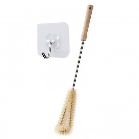 1PC Bottle Brush Cleaner Long Wood Handle Water Bottle Cleaning Brush No Dead-Areas for Cups Vacuum Bottles Kettles Vases Sports Bottles Flask|Assorted Size Optional 1PC Bottle Brush Cleaner Long Wood Handle Water Bottle Cleaning Brush No Dead-Areas for Cups Vacuum Bottles Kettles Vases Sports Bottles Flask|Assorted Size Optional