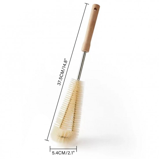 1PC Bottle Brush Cleaner Long Wood Handle Water Bottle Cleaning Brush No Dead-Areas for Cups Vacuum Bottles Kettles Vases Sports Bottles Flask|Assorted Size Optional 1PC Bottle Brush Cleaner Long Wood Handle Water Bottle Cleaning Brush No Dead-Areas for Cups Vacuum Bottles Kettles Vases Sports Bottles Flask|Assorted Size Optional