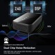 2.4GHz Wireless Microphone Clip-on Lavalier Microphone Transmitter Receiver Ear Return Monitoring for Live Vlog Video Recoding Interview 2.4GHz Wireless Microphone Clip-on Lavalier Microphone Transmitter Receiver Ear Return Monitoring for Live Vlog Video Recoding Interview