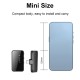 2.4GHz Wireless Microphone Clip-on Lavalier Microphone Transmitter Receiver Ear Return Monitoring for Live Vlog Video Recoding Interview 2.4GHz Wireless Microphone Clip-on Lavalier Microphone Transmitter Receiver Ear Return Monitoring for Live Vlog Video Recoding Interview