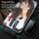 2.4GHz Wireless Microphone Clip-on Lavalier Microphone Transmitter Receiver Ear Return Monitoring for Live Vlog Video Recoding Interview 2.4GHz Wireless Microphone Clip-on Lavalier Microphone Transmitter Receiver Ear Return Monitoring for Live Vlog Video Recoding Interview