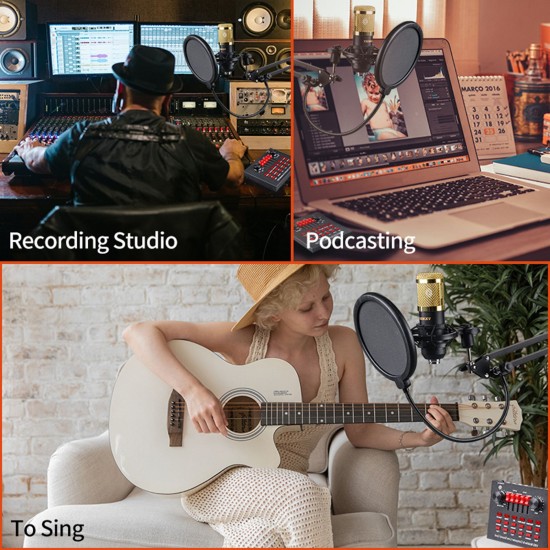 V8S Audio Karaoke BT Mixer Multifunctional External Sound Card 6 Sound Modes 12 Sound Effects for Online Singing Chatting Live Video Music Recording V8S Audio Karaoke BT Mixer Multifunctional External Sound Card 6 Sound Modes 12 Sound Effects for Online Singing Chatting Live Video Music Recording