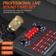 V8S Audio Karaoke BT Mixer Multifunctional External Sound Card 6 Sound Modes 12 Sound Effects for Online Singing Chatting Live Video Music Recording V8S Audio Karaoke BT Mixer Multifunctional External Sound Card 6 Sound Modes 12 Sound Effects for Online Singing Chatting Live Video Music Recording