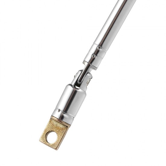 Telescopic FM Radio Antenna 4 Sections Chromium-plating Copper Antenna 360° Rotatable Telescopic FM Radio Antenna 4 Sections Chromium-plating Copper Antenna 360° Rotatable
