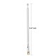 Telescopic FM Radio Antenna 4 Sections Chromium-plating Copper Antenna 360° Rotatable Telescopic FM Radio Antenna 4 Sections Chromium-plating Copper Antenna 360° Rotatable