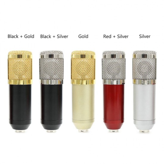 BM800 Professional Suspension Microphone Kit Studio Live Stream Broadcasting Recording Condenser Microphone Set BM800 Professional Suspension Microphone Kit Studio Live Stream Broadcasting Recording Condenser Microphone Set