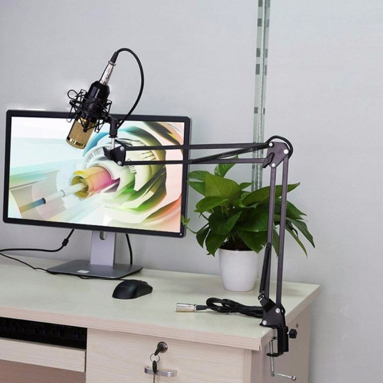 BM800 Professional Suspension Microphone Kit Studio Live Stream Broadcasting Recording Condenser Microphone Set BM800 Professional Suspension Microphone Kit Studio Live Stream Broadcasting Recording Condenser Microphone Set