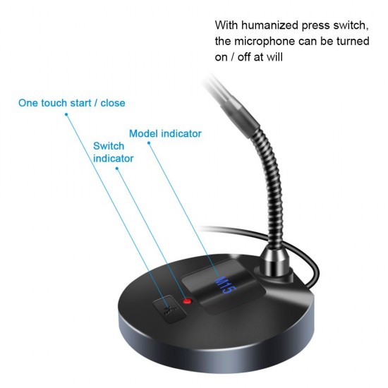 Microphones M15 Desktop Megaphone Speech Notebook Karaoke Game Sound Receiver Suitable for Home Office Conference Entertainment Microphones M15 Desktop Megaphone Speech Notebook Karaoke Game Sound Receiver Suitable for Home Office Conference Entertainment
