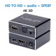 HD to HD + 3.5mm Audio Splitter Adapter, SPDIF, COAXIAL, 2CH/5.1CH, Audio Extractor Converter Audio Splitter with USB Cable HD to HD + 3.5mm Audio Splitter Adapter, SPDIF, COAXIAL, 2CH/5.1CH, Audio Extractor Converter Audio Splitter with USB Cable