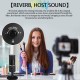 USB Streaming Microphone with Webcam HD1080P for iPhone/iPad/Mac/Android Phone/Tablet/PC USB Streaming Microphone with Webcam HD1080P for iPhone/iPad/Mac/Android Phone/Tablet/PC