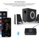 NFC Bluetooth 5.0 Receiver Wireless Audio Receiver Adapter with Microphone RCA AUX Out U Disk Music Playback for Headphones Speaker Home Audio System NFC Bluetooth 5.0 Receiver Wireless Audio Receiver Adapter with Microphone RCA AUX Out U Disk Music Playback for Headphones Speaker Home Audio System