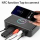 NFC Bluetooth 5.0 Receiver Wireless Audio Receiver Adapter with Microphone RCA AUX Out U Disk Music Playback for Headphones Speaker Home Audio System NFC Bluetooth 5.0 Receiver Wireless Audio Receiver Adapter with Microphone RCA AUX Out U Disk Music Playback for Headphones Speaker Home Audio System