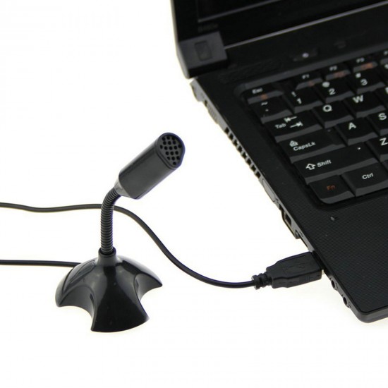 USB Computer Microphone with Stand Portable for PC Laptop Recording Gaming Online Chatting Desktop Omnidirectional Condenser Microphone USB Computer Microphone with Stand Portable for PC Laptop Recording Gaming Online Chatting Desktop Omnidirectional Condenser Microphone