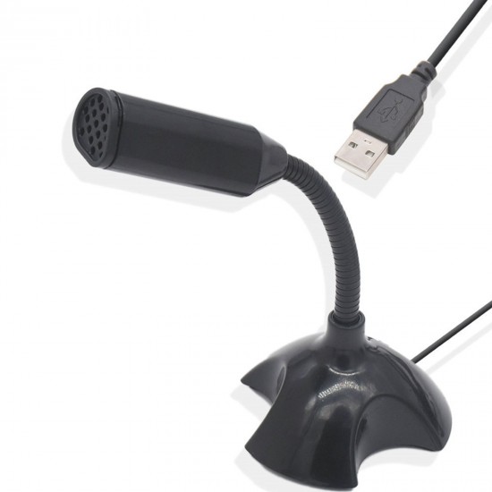 USB Computer Microphone with Stand Portable for PC Laptop Recording Gaming Online Chatting Desktop Omnidirectional Condenser Microphone USB Computer Microphone with Stand Portable for PC Laptop Recording Gaming Online Chatting Desktop Omnidirectional Condenser Microphone