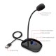 SK-30 USB Desktop Microphone with Mute Button Volume Adjustment Plug&Play Condenser for Laptop Computer PC 360 Gooseneck Design for Recording Gaming SK-30 USB Desktop Microphone with Mute Button Volume Adjustment Plug&Play Condenser for Laptop Computer PC 360 Gooseneck Design for Recording Gaming