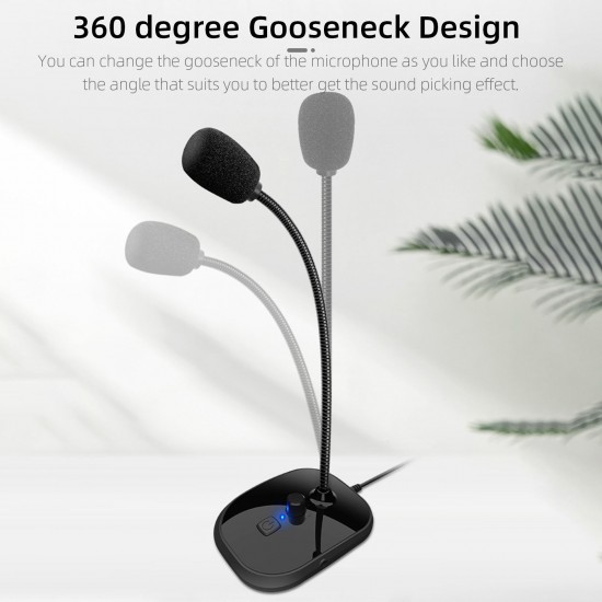 SK-30 USB Desktop Microphone with Mute Button Volume Adjustment Plug&Play Condenser for Laptop Computer PC 360 Gooseneck Design for Recording Gaming SK-30 USB Desktop Microphone with Mute Button Volume Adjustment Plug&Play Condenser for Laptop Computer PC 360 Gooseneck Design for Recording Gaming