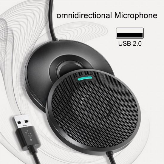 U2 USB Omni-directional Condenser Microphone Mic for Meeting Business Conference Computer Desktop Laptop PC Voice Chat Video Games Live Broadcast Sound Pick-up USB Cable U2 USB Omni-directional Condenser Microphone Mic for Meeting Business Conference Computer Desktop Laptop PC Voice Chat Video Games Live Broadcast Sound Pick-up USB Cable