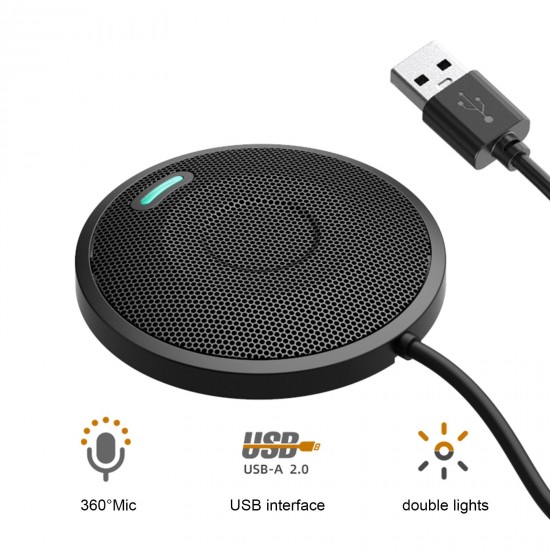 U2 USB Omni-directional Condenser Microphone Mic for Meeting Business Conference Computer Desktop Laptop PC Voice Chat Video Games Live Broadcast Sound Pick-up USB Cable U2 USB Omni-directional Condenser Microphone Mic for Meeting Business Conference Computer Desktop Laptop PC Voice Chat Video Games Live Broadcast Sound Pick-up USB Cable