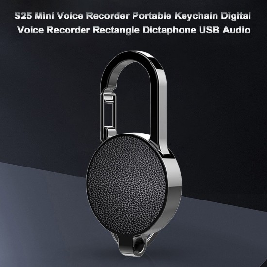 S25 Mini Voice Recorder Portable Keychain Digital Rectangle Dictaphone USB Audio Sound Recorder Micro Activated Recorder MP3 for Meeting 8G/16G/32GB Memory S25 Mini Voice Recorder Portable Keychain Digital Rectangle Dictaphone USB Audio Sound Recorder Micro Activated Recorder MP3 for Meeting 8G/16G/32GB Memory