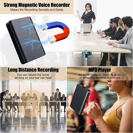 Q85 Mini Voice Recorder Portable Keychain Digital Voice Recorder Rectangle Dictaphone USB Audio Sound Recorder Magnetic Voice Activated Recorder Audio Recorder MP3 Recording Device for Meeting Built-in 16G Memory Q85 Mini Voice Recorder Portable Keychain Digital Voice Recorder Rectangle Dictaphone USB Audio Sound Recorder Magnetic Voice Activated Recorder Audio Recorder MP3 Recording Device for Meeting Built-in 16G Memory