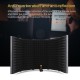 Microphone Isolation Shield 5-Panel Recording Microphone Wind Screen for Recording Studio Foldable High-Density Absorbing Sponge Sheild Sound-absorbing Cover Microphone Sound Insulation Screen Microphone Isolation Shield 5-Panel Recording Microphone Wind Screen for Recording Studio Foldable High-Density Absorbing Sponge Sheild Sound-absorbing Cover Microphone Sound Insulation Screen